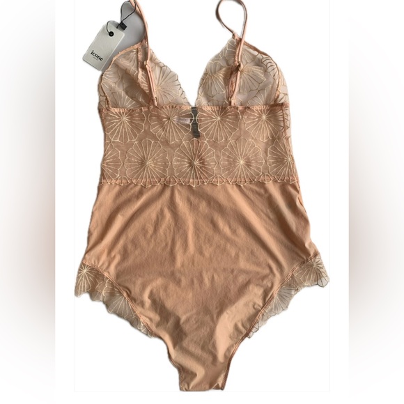 Icone Body Sorbetto Bodysuit Lingerie Peach Small NWT - Picture 7 of 9